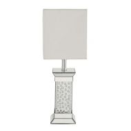 Deco 79 79296 Wood Glass Table Lamp, 28