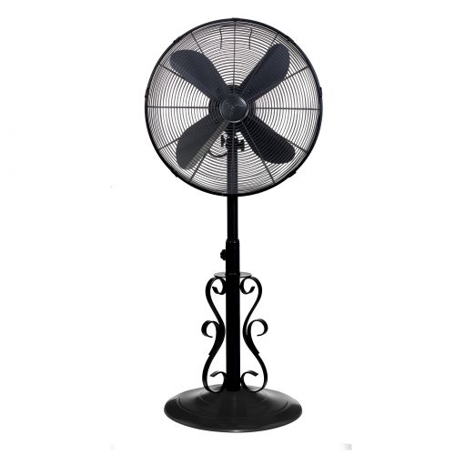  DecoBREEZE Adjustable Height Oscillating Outdoor Pedestal Fan, 18-Inch, Kailua