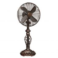 Deco Breeze DecoBREEZE Oscillating Table Fan 3 Speed Air Circulator Fan, 12 In, Prestige