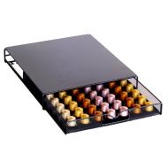 Deco Brothers DecoBros Coffee Pod Storage Mesh Nespresso Drawer Holder for 56 Capsules, Black