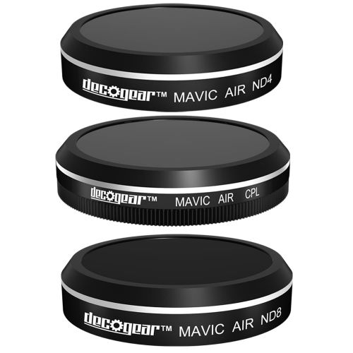  Deco Gear Filter Kit (CPL+ND4+ND8) For Camera on the Mavic Air Quadcopter Drone