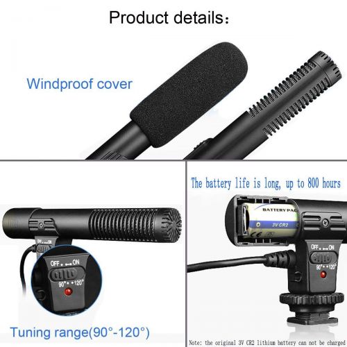  Deco Gear Mobile Pro Photographer Video Recording Bundle for DSLR & Mirrorless Cameras - Shotgun Mic, LED Constant Lighting, Monopod, Sling Backpack and More