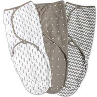 Deco2pro llc 100% Softest Cotton Swaddle Blanket, 3 Pack Adjustable Infant Baby Wrap