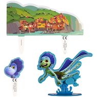 DecoPac Disney/Pixar Luca The World is Yours DecoSet Cake Topper Cake Decoration, Blue