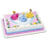 DecoPac DecoSet Disney Princess Once Upon a Moment Cake Topper, 3 Pc Decorations Set with Aurora, Belle, and Cinderella Collectible Figure for Hours of Fun After the Party