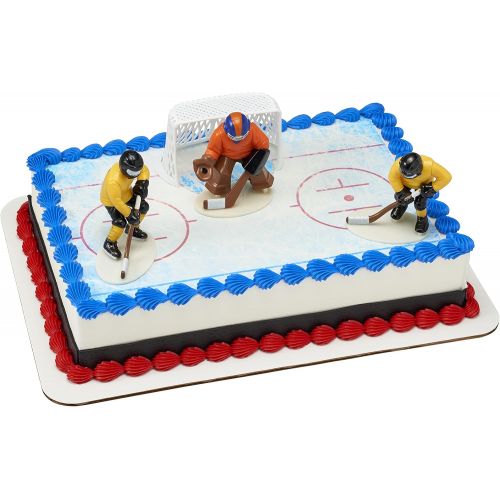  DecoPac Hockey FaceOff DecoSet Cake Decoration