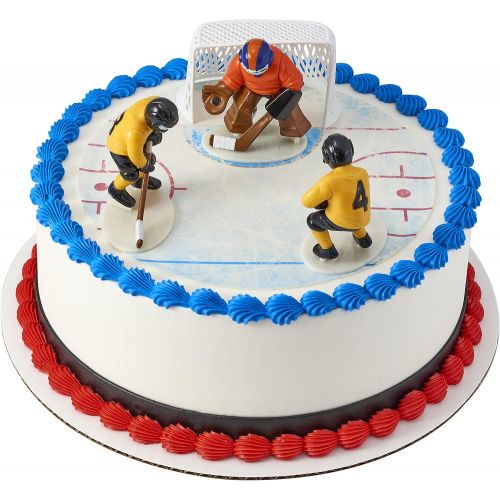  DecoPac Hockey FaceOff DecoSet Cake Decoration