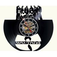 DecoStyleStudio Wu-Tang Clan Vinyl Wall Clock Decor For Walls From Vinyl Records Handmade Reclaimed Decoration Wall Decor Sign