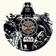 DecoStyleStudio Star Wars Vinyl Wall Clock Decor For Walls From Vinyl Records Handmade Reclaimed Decoration Wall Decor Sign