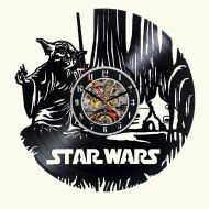 DecoStyleStudio Star Wars Vinyl wall Clock Decor For Walls From Vinyl Records Handmade Reclaimed Decoration Wall Decor Sign