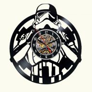 DecoStyleStudio Star Wars Vinyl wall Clock Decor For Walls From Vinyl Records Handmade Reclaimed Decoration Wall Decor Sign