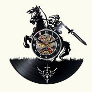 DecoStyleStudio The Legend of Zelda Vinyl Wall Clock Decor For Walls From Vinyl Records Handmade Reclaimed Decoration Wall Decor Sign