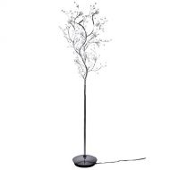 Decomust Viviana Collection 8 Light Tree Like Crystal Floor Lamp with Chrome Finish