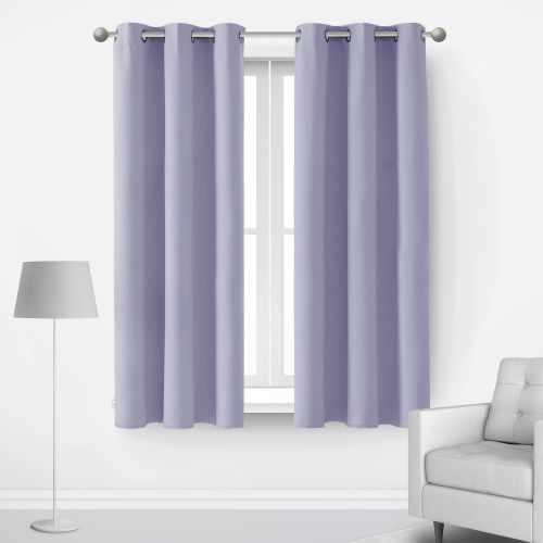  Deconovo Room Darkening Thermal Insulated Blackout Grommet Window Curtain Panel for Kids Room 42x84-inchFuchsia Pink Set of 2