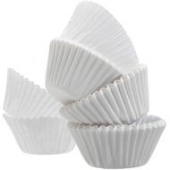 White Standard Size Cupcake Paper Baking Cup Liners- 2'' x 1-1/4=4.5 -APPX. 2 PACK 500= 1000 PACK