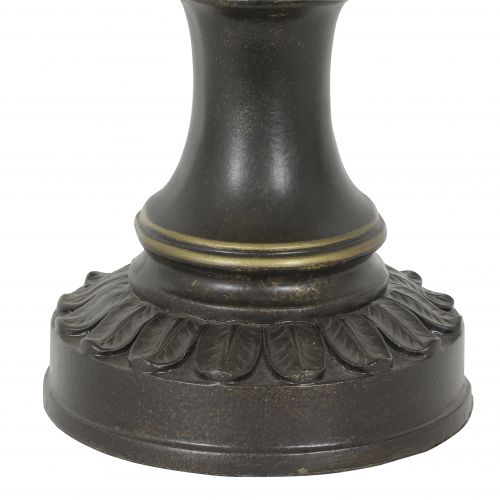  Decor Therapy Huntington Bronze Table Lamp with Faux Marble Accent
