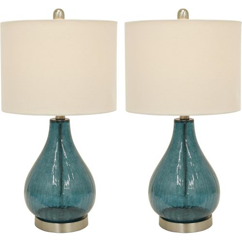  Decor Therapy MP1054 Table Lamp, Emerald Blue Green