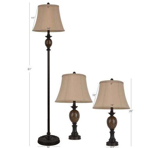  Decor Therapy MP1628 Floor Lamp Set Bronze