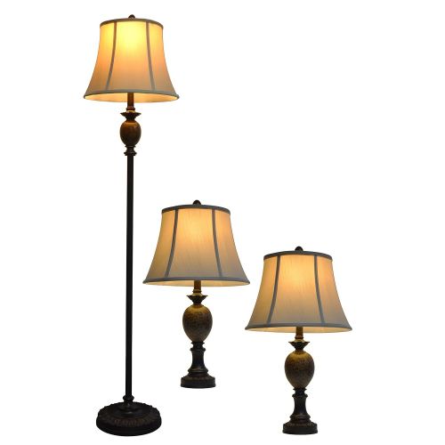  Decor Therapy MP1628 Floor Lamp Set Bronze