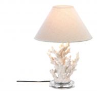 DecorDuke Nautical Themed Coral Mood Desk Lamp Shade Craftsman Table Lighting Contemporary Replacement Modern Northern Lights Living Room Lantern Bedside Reading Lamps