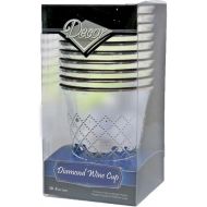 [아마존베스트]Decorline Diamond Kiddush Disposable Cups Silver 10pc