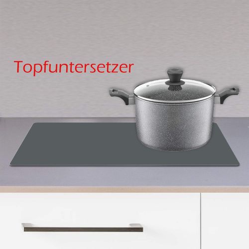  [아마존베스트]decorwelt Hob Cover Plates 2 x 30 x 52 cm Ceramic Hob Cover 2 Piece Universal Electric Hob Induction for Hobs Cooker Protection Decorative Chopping Board Safety Glass Splash Guard