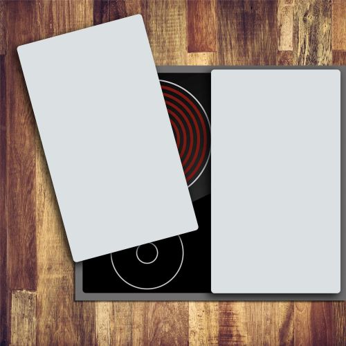  [아마존베스트]Decorwelt Ceramic Hob/cover Electric Induction Hob Cover Protective Decorative Glass Plate Chopping Board Safety Glass Splash Guard Grey