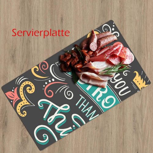  [아마존베스트]Decorwelt Ceramic Hob/cover Electric Induction Hob Cover Protective Decorative Glass Plate Chopping Board Safety Glass Splash Guard with [German Language] Multicoloured