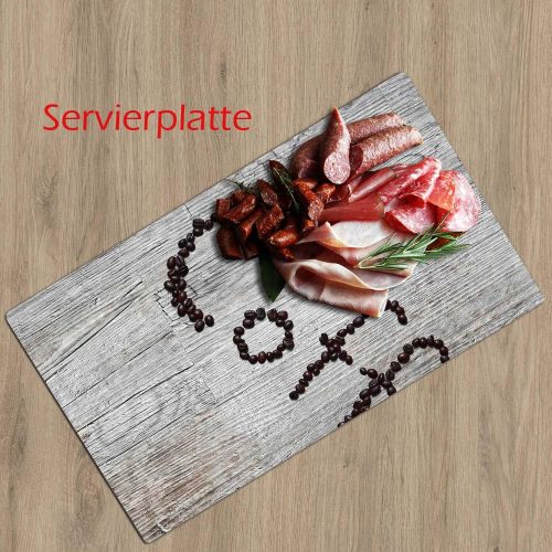  [아마존베스트]Decorwelt/Glass Ceramic Hob/cover Electric Induction Hob Cover Protective Decorative Plate Glass Chopping Board Safety Glass Splash Guard Cafe Brown Heart