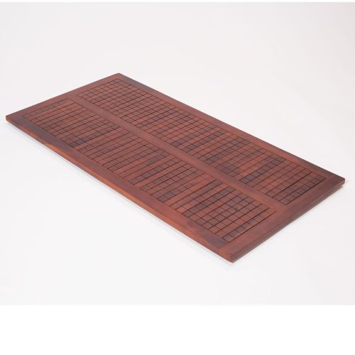  Decoteak Floor Bath Mat, 40 x 20 x 1, Brown