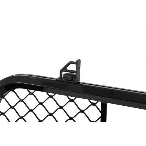  Dee Zee DZ95072RB Gloss Black Aluminum Mesh Cab Rack