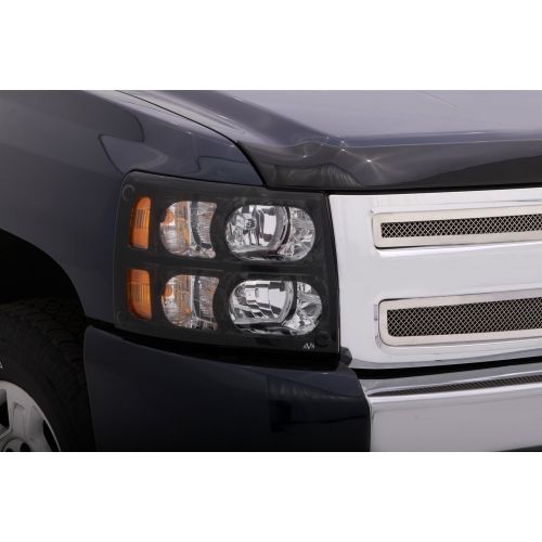  Dee Auto Ventshade 337436 Projektorz Headlight Covers for 2007-2013 Chevrolet Silverado 1500
