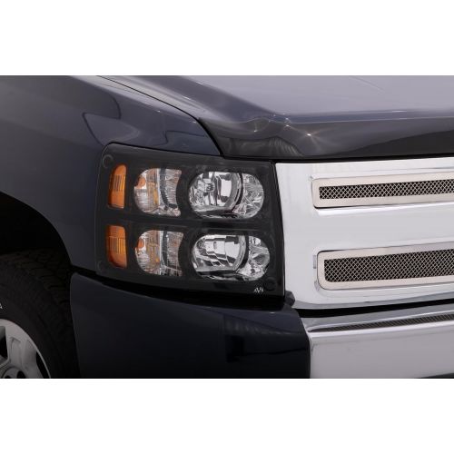  Dee Auto Ventshade 337436 Projektorz Headlight Covers for 2007-2013 Chevrolet Silverado 1500