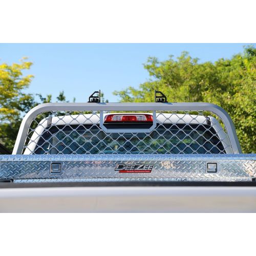  Dee Zee DZ95072R Silver Aluminum Mesh Cab Rack