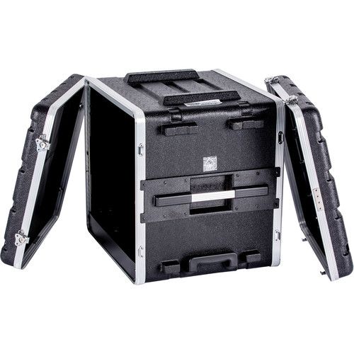  DeeJay LED 10 RU ABS Case with Locking Wheels