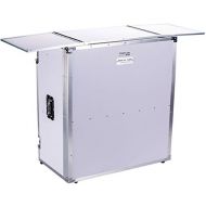 Deejay LED DEEJAY LED TBHSTANDT36WHITE Fly Drive Cases DJ Stand Fold Out For Turntables, Mixers, CD Player or Others with Top Side Suppo