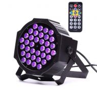 Deepdream 72W Black Lights, DeepDream 36LED UV Blacklight Stage Spotlight with Remote Control