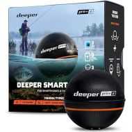 Deeper PRO+ 2 Sonar Fish Finder - Portable Fish Finder and Depth Finder for Kayaks, Boats and Ice Fishing with GPS Enabled | Castable Deeper Fish Finder with Free User Friendly App