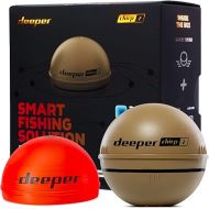 Deeper Chirp 2 Sonar Fish Finder - Portable Fish Finder and Depth Finder for Kayaks, Boats and Ice Fishing | Castable Deeper Fish Finder with Free User Friendly App