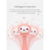DeerBB Baby Rattles Early Development Toys 0-12 Months Baby Musical Hand Shaking Rattle Toy Funny Educational Mobiles Toys (Pink)