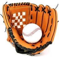 Baseball and Softball Pitcher Gloves for Kids Adult Left Hand Brown, Litchi Grain Thickened