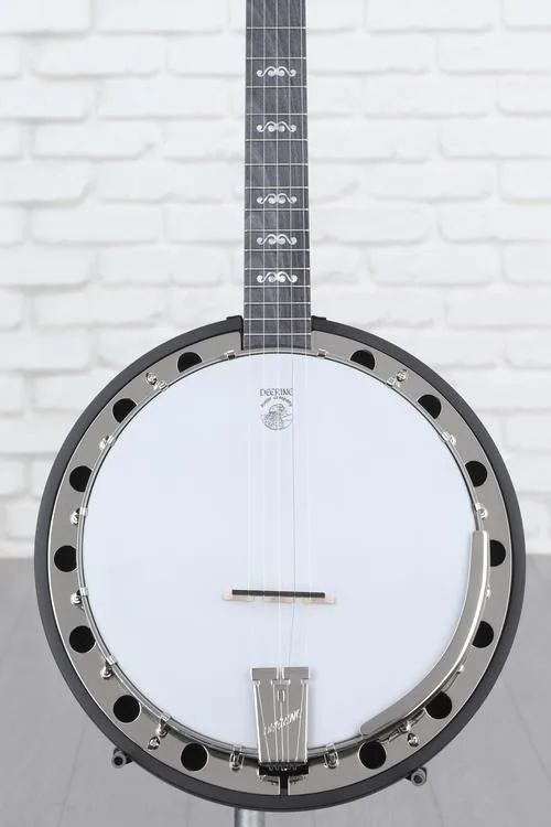 Deering Artisan Goodtime Two 5-string Banjo Left Handed - Dark Red Mahogany Satin