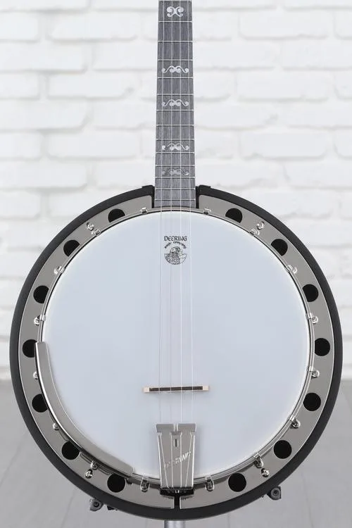 Deering Artisan Goodtime Special 19-fret Tenor Banjo - Dark Red Mahogany Satin