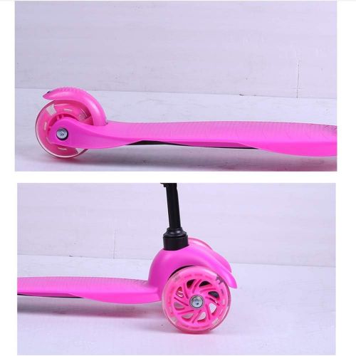  Defect Kinder Roller Dreirad breiter Gummiradpedal Roller Outdoor-Sportarte