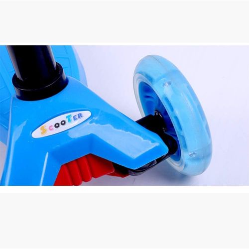  Defect Kinder Roller Dreirad breiter Gummiradpedal Roller Outdoor-Sportarte