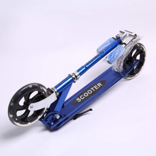  Defect Kinder Roller 2-Rad-PU-Lampe aus Vollaluminium mit Stossdampfer-Pedalschaufel