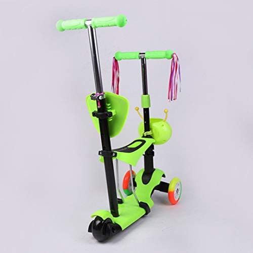  Defect Kinder Roller Dreirad breite Platte Gummi Rad Pedal Roller Cartoon Insekt Box Scoote