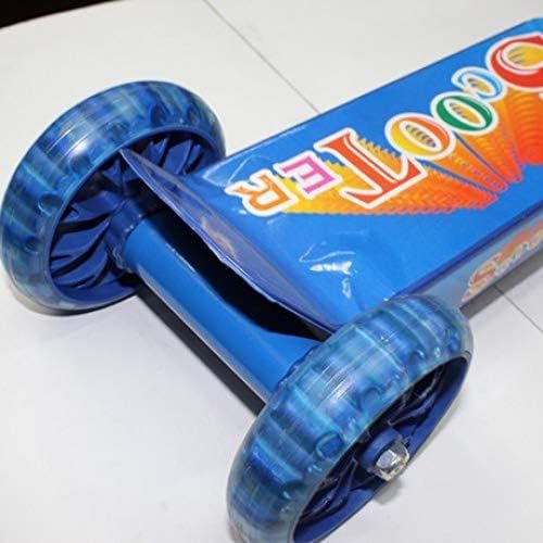  Defect Kinder Roller Lifting-Dreirad-Roller fuer Kinder Nachtlicht-Skid-Blink-Scoote