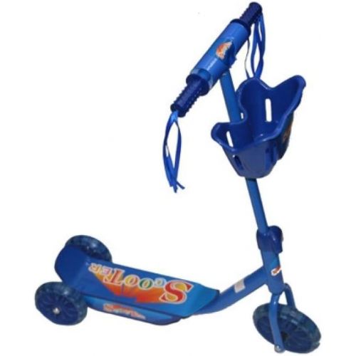  Defect Kinder Roller Lifting-Dreirad-Roller fuer Kinder Nachtlicht-Skid-Blink-Scoote