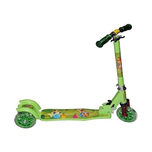  Defect Kinder Roller Klappbarer Frosch-Scoote mit DREI Rade